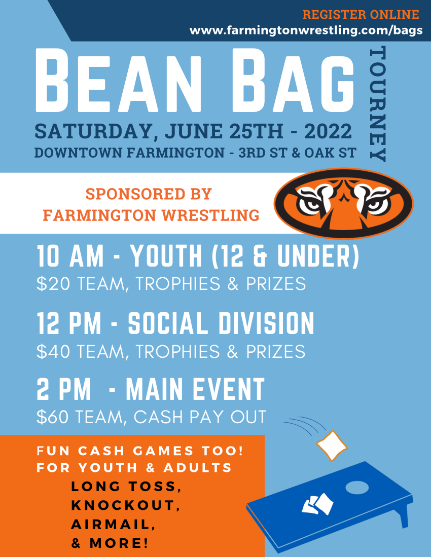 Bean Bag Tournament Flyer